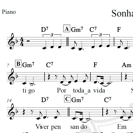 Sonhar contigo - Agnaldo Timóteo - Piano/Vocal