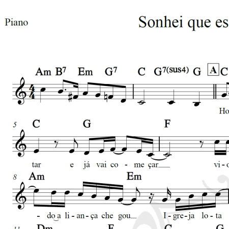 Sonhei que estava me casando - Wesley Safadão - Piano/Vocal