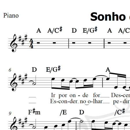 Sonho de Ícaro - Biafra - Piano/Vocal
