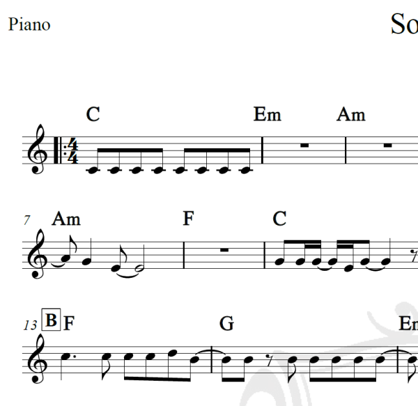 Sonnet - The Verve - Piano