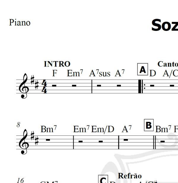 Sozinho - Caetano Veloso - Cifra