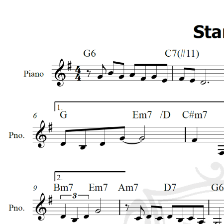Stardust - Piano