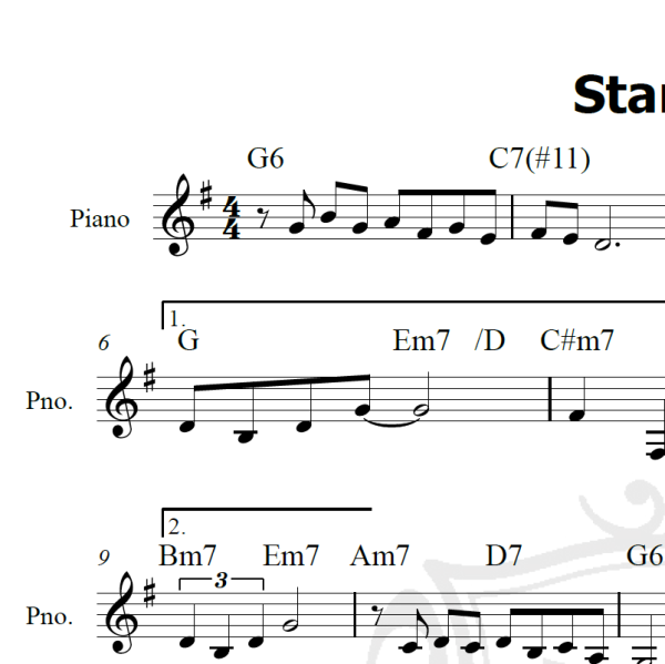 Stardust - Piano