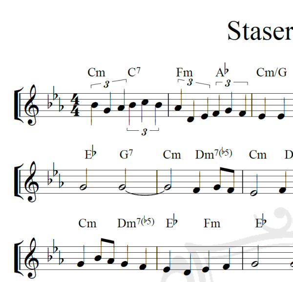 Stasera canto - Piano
