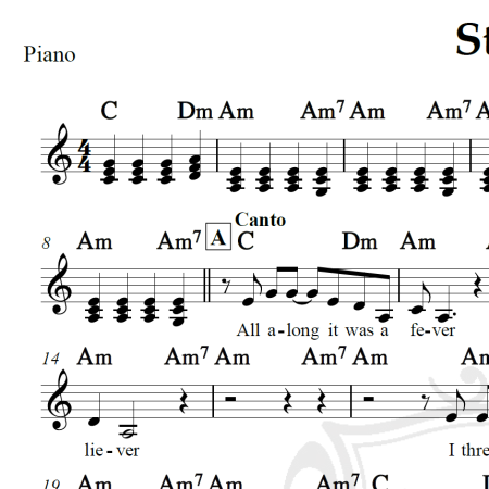 Stay - Rihanna - Piano/Vocal