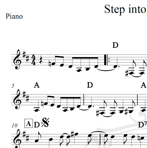 Step into Christmas - Elton John - Piano/Vocal