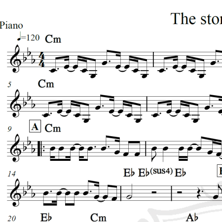 The story of my life - One Direction - Piano