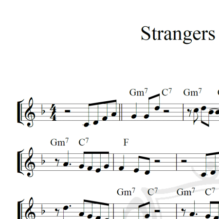 Strangers in Paradise - Piano