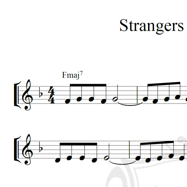 Strangers in the night - Frank Sinatra - Piano