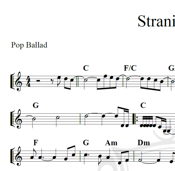 Strani Amori - Piano