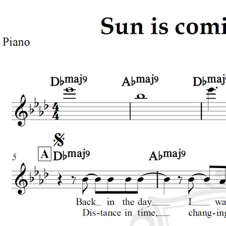 Sun is coming out for us - DJ Memê - Piano/Vocal