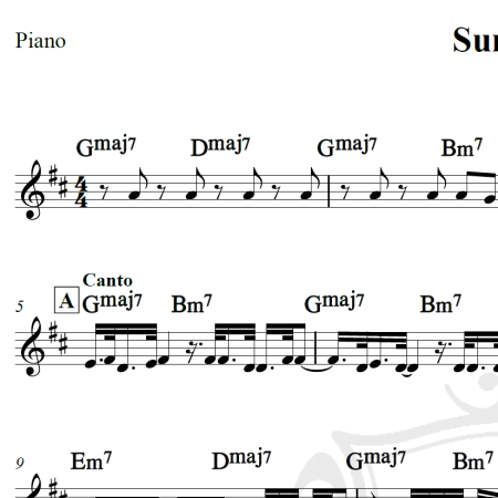 Sunshine - Delacruz - Piano