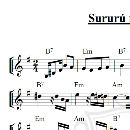 Sururú na Cidade - Piano