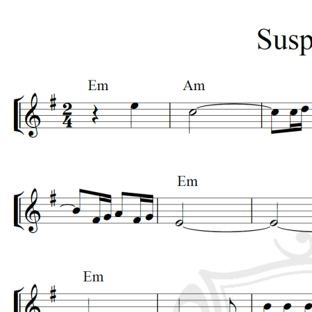 Suspiranno - Piano
