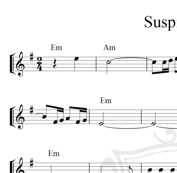 Suspiranno - Piano