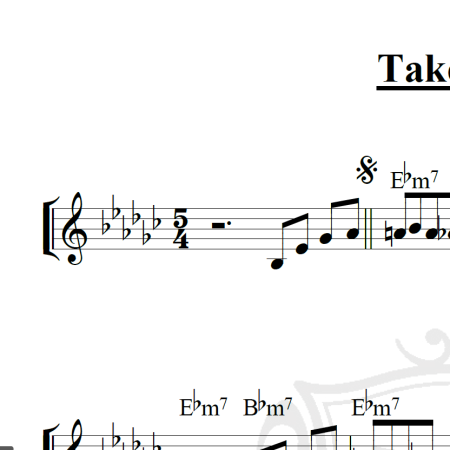 Take Five - Piano