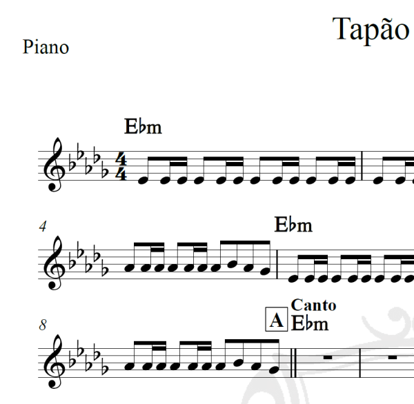 Tapão na raba - Raí saia rodada - Cifra