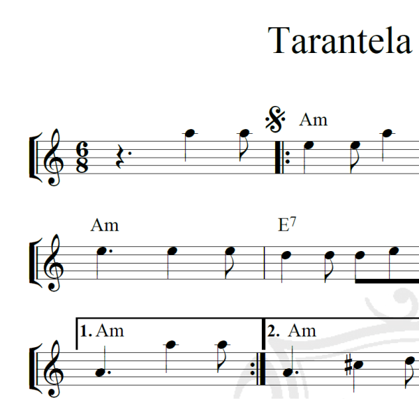 Tarantela Napolitana - Piano