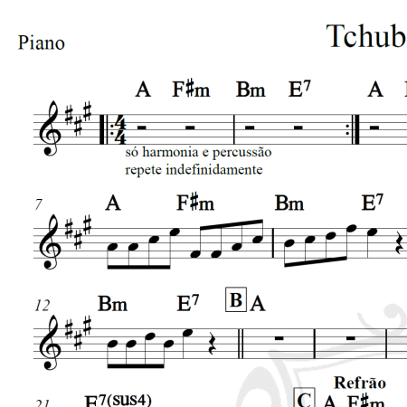Tchubirabiron - Parangolé - Cifra