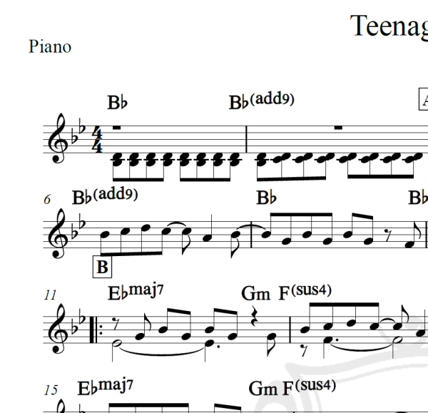 Teenage dream - Kate Perry - Piano