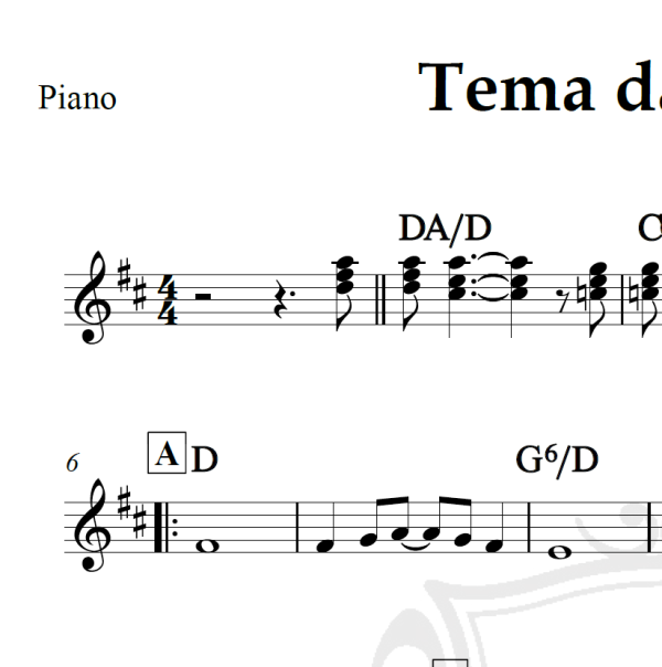 Tema da Vitória - Roupa Nova - Piano