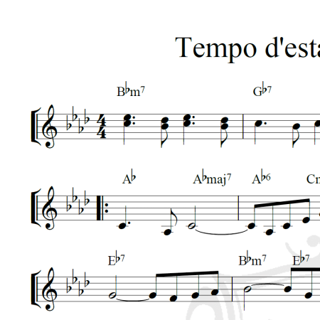 Tempo d'estate (a Venezia) - Piano