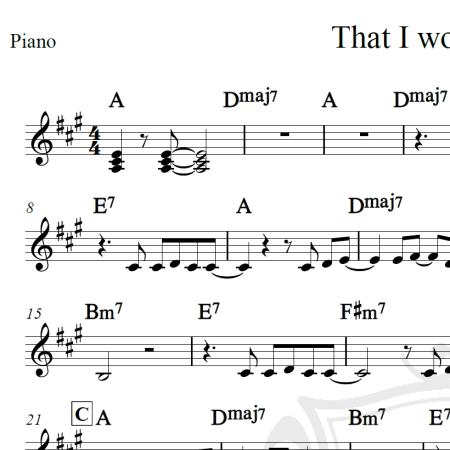 That I would be good - Alanis Morrisette - Piano