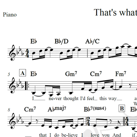 That's what friends are for - Dionne Warwick - Piano/Vocal