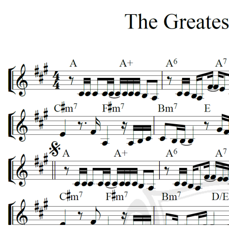 The Greatest Love of All - Whitney Houston - Piano