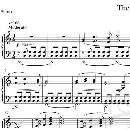 The Holiday - Piano
