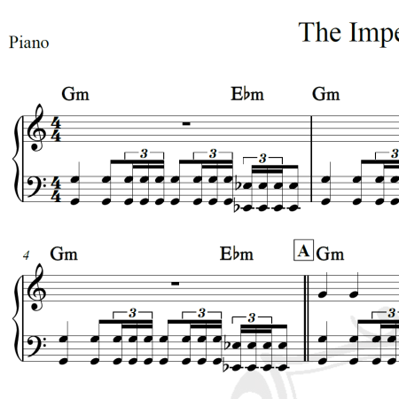 The Imperial March - John Williams - Piano