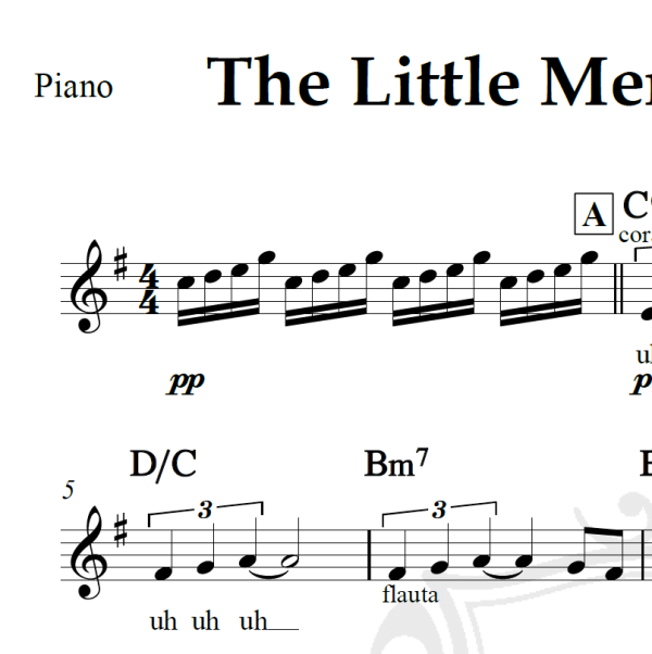 The Little Mermaid Overture - Piano