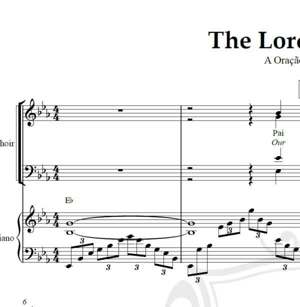 The Lord's Prayer - Malote - Arranjo Coral