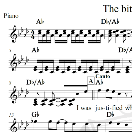 The bitch is back - Elton John - Piano/Vocal