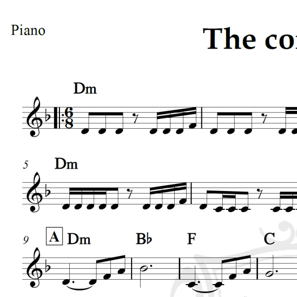 The contender - Piano