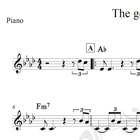 The good life - Piano