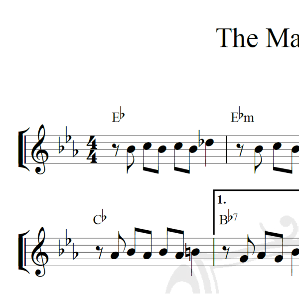 The Man I Love - Gershwin - Piano