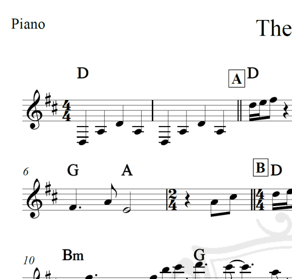 The shire - Piano