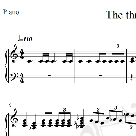 The throne room - John Williams - Piano