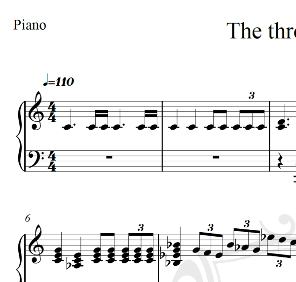 The throne room - John Williams - Piano