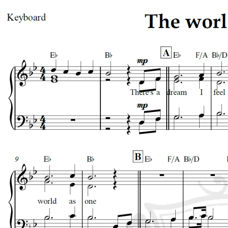 The world in union - Arranjo Coral