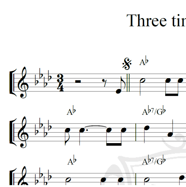 Three times a lady - Lionel Ritchie - Piano