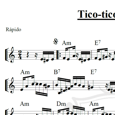 Tico-tico no fubá - Piano