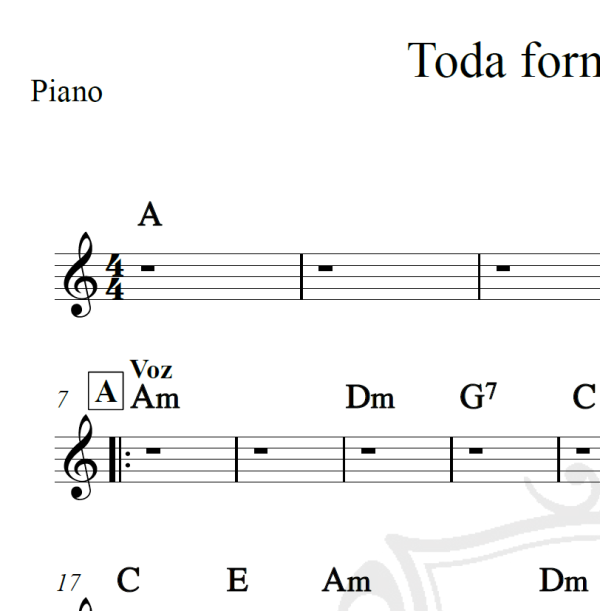 Toda forma de poder - Engenheiros do Hawaii - Cifra