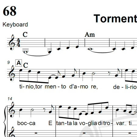 Tormento d'amore - Agnaldo Rayol e Charlotte Church - Piano/Vocal