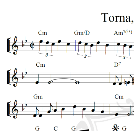 Torna, Piccina - Piano