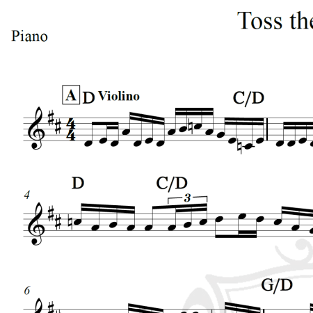 Toss the feathers - The Corrs - Piano