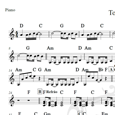 Touchy - A-ha - Cifra