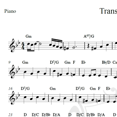 Transylvania - McFly - Piano