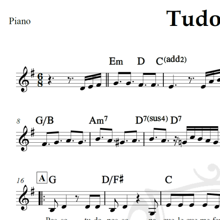 Tudo posso - Padre Fabio de Melo - Piano/Vocal